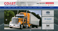 Desktop Screenshot of coasttruckcenters.com